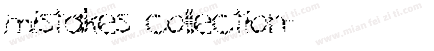 mistakes collection字体转换